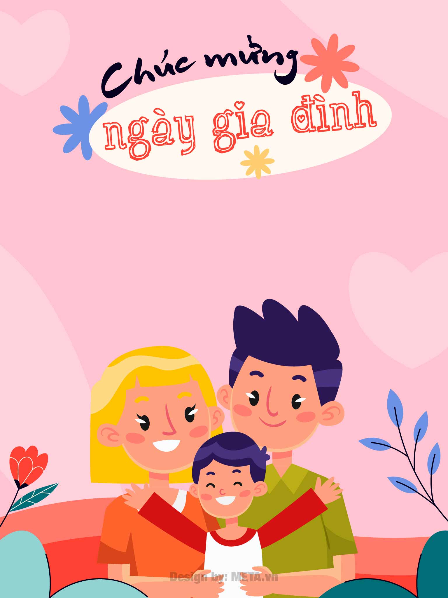 Thiệp ngày gia đình đẹp nhất