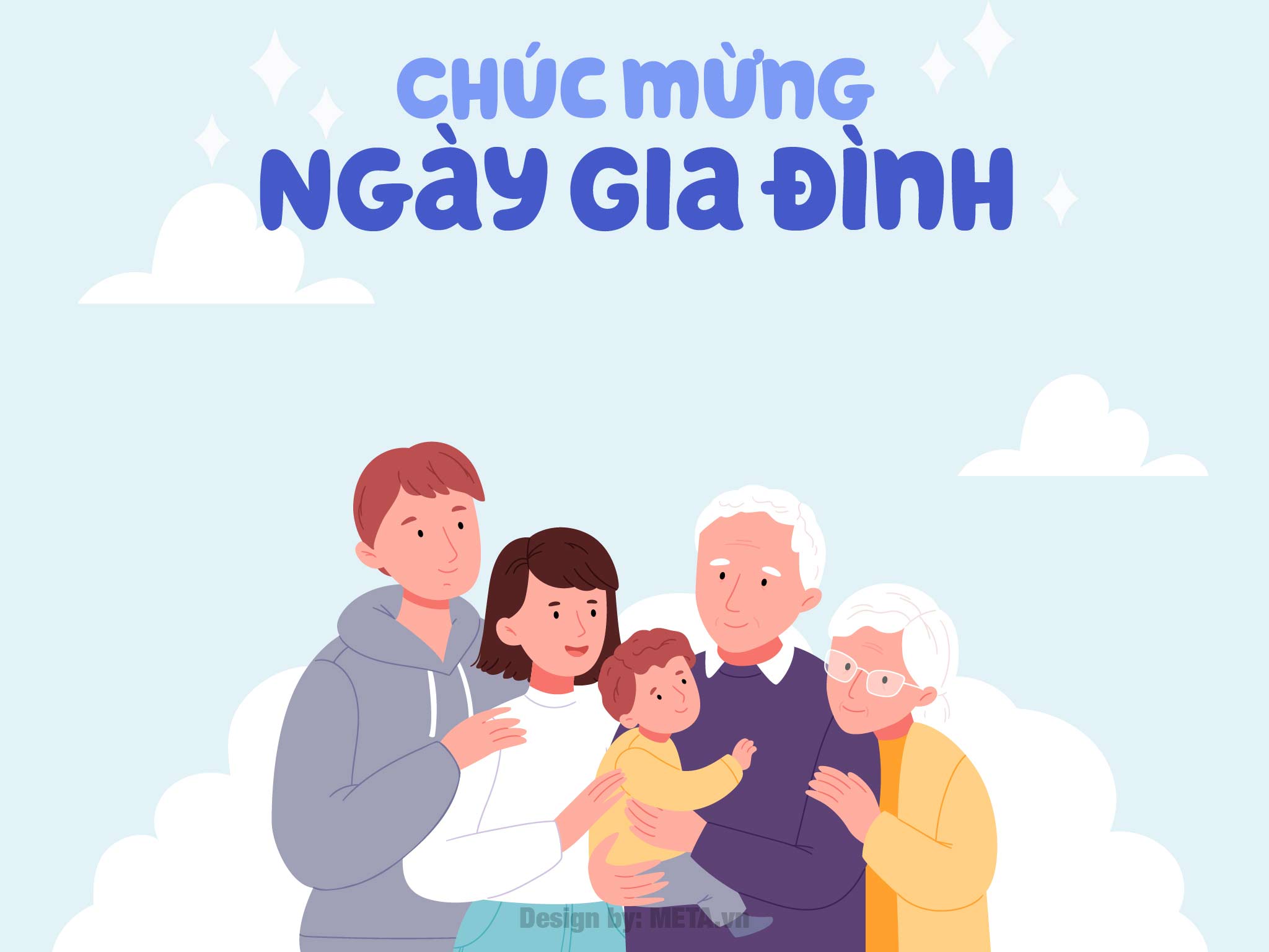 Thiệp mừng ngày gia đình Việt Nam