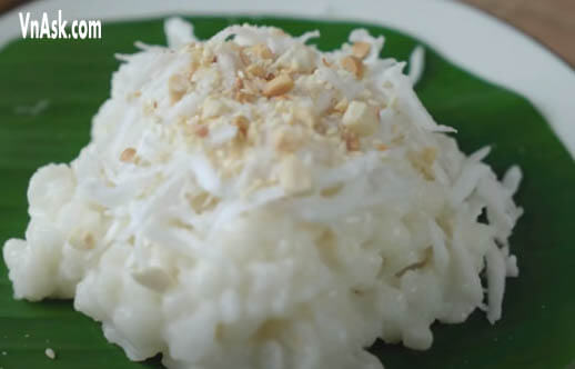 Xôi bắp nhão thành phẩm