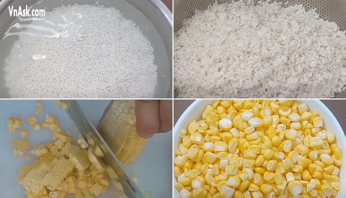 Sơ chế gạo và bắp