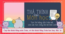 Cap thả thính bằng môn Toán, stt thả thính bằng Toán học hay, độc, lạ