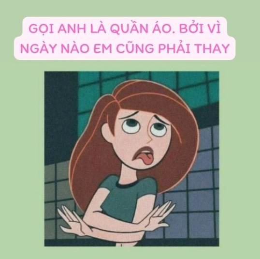 Hình ảnh khịa người yêu bá đạo
