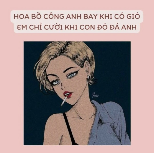 Hình ảnh cà khịa người yêu chất, bá đạo