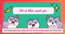 Stt cà khịa người yêu, những câu nói, câu thơ cà khịa người yêu bá đạo nhất