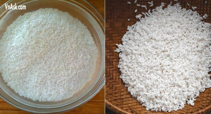 Ngâm gạo nếp