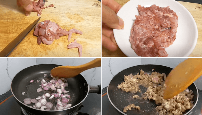 Sơ chế chim bồ câu