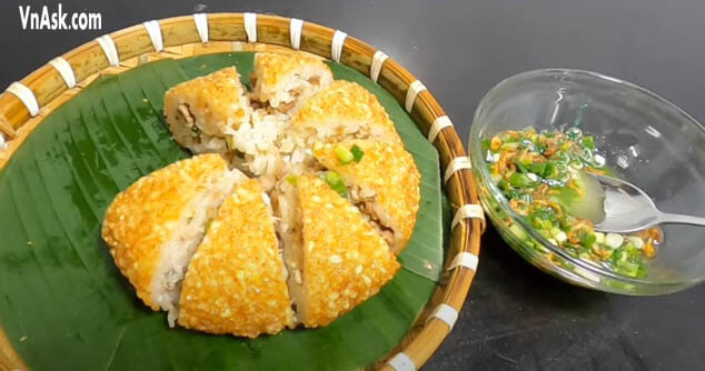 Xôi chim bồ câu chiên giòn