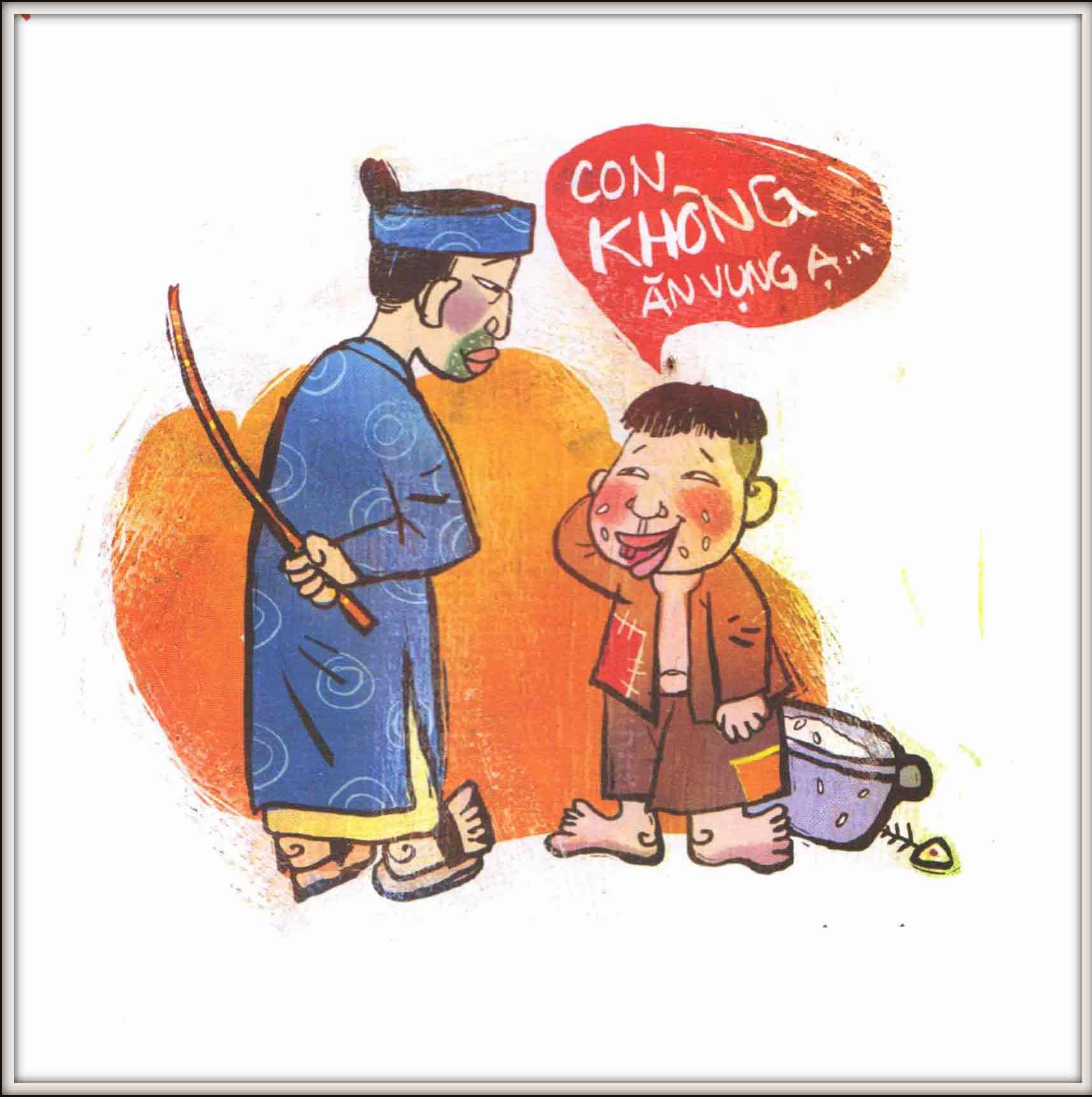 Ăn vụng không biết chùi mép