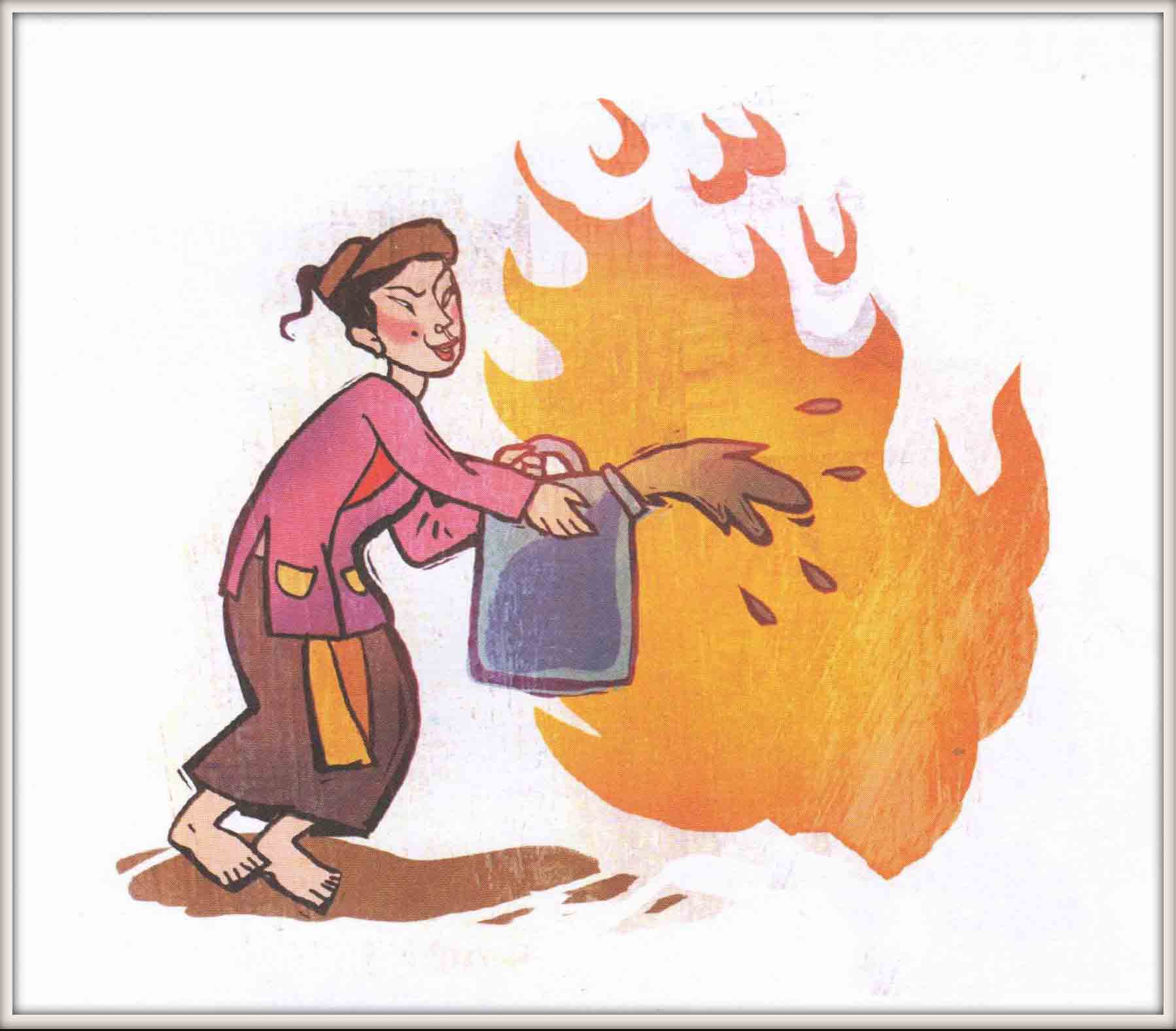 Đổ thêm dầu vào lửa