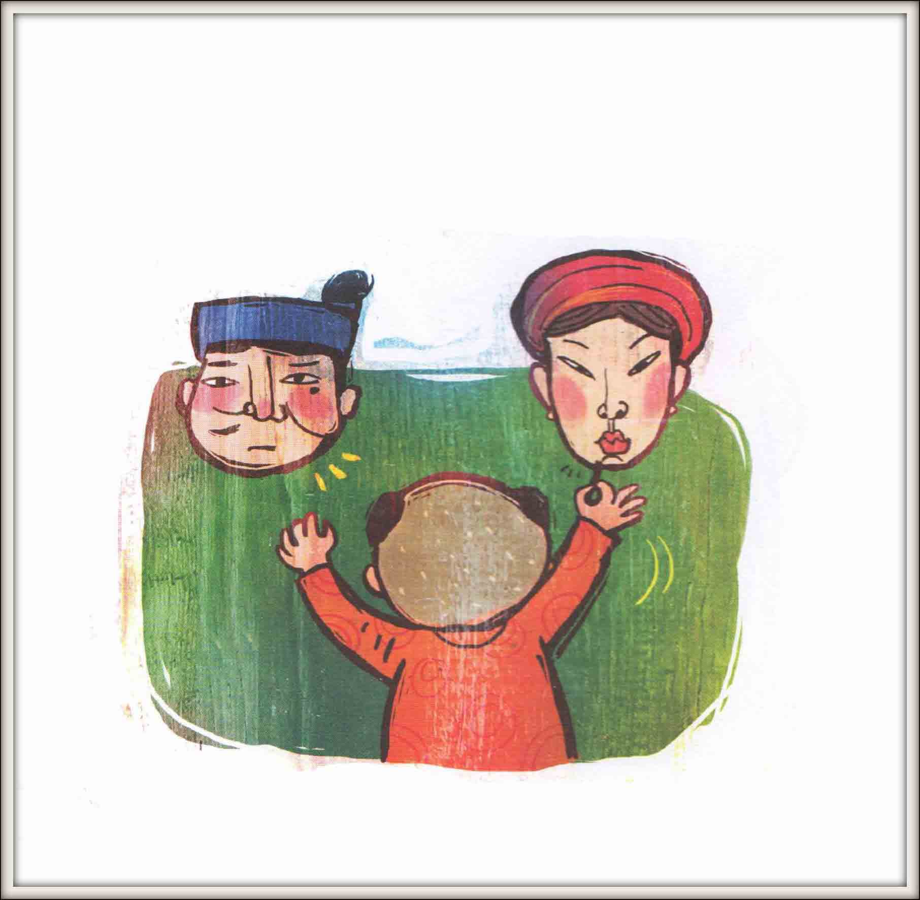 Râu ông nọ cắm cằm bà kia