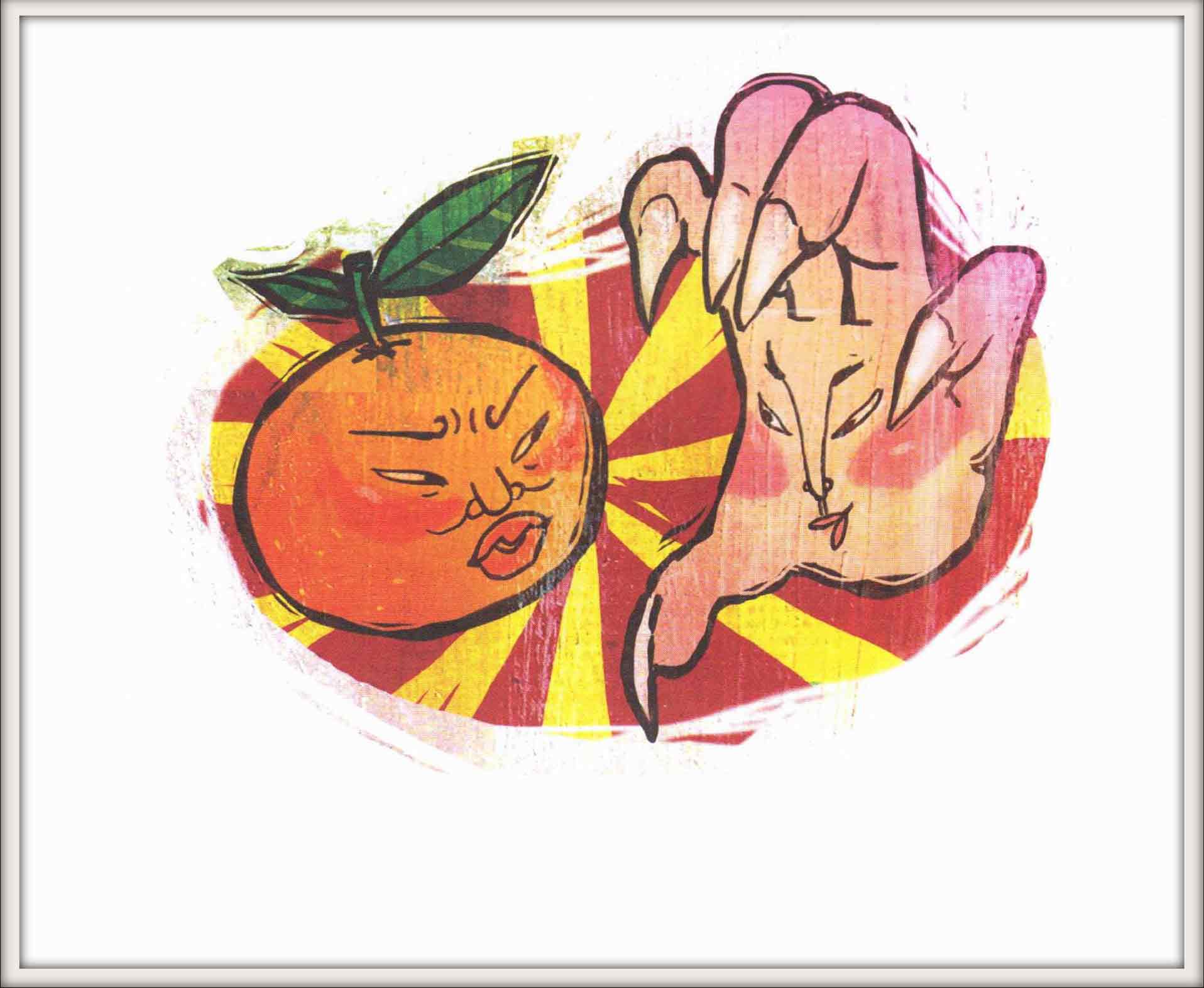 Vỏ quýt dày có móng tay nhọn