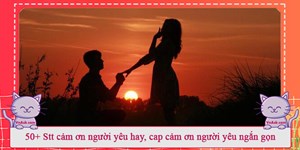 50+ Stt cảm ơn người yêu hay, cap cảm ơn người yêu ngắn gọn