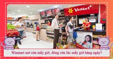 Winmart mở cửa mấy giờ, đóng cửa lúc mấy giờ hàng ngày?