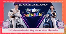 Xe Vision 2024 có mấy màu? Bảng màu xe Vision 2024 đầy đủ nhất