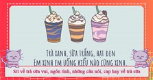 Stt về trà sữa vui, ngôn tình, những câu nói, cap hay về trà sữa