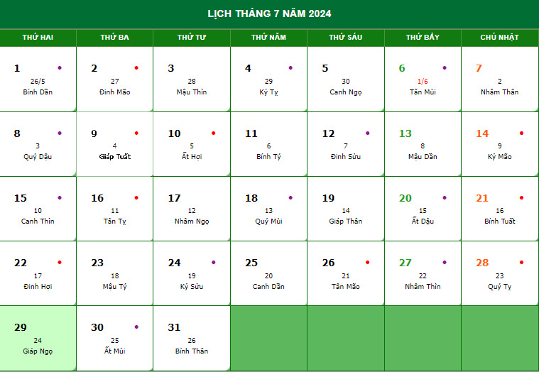 Tìm hiểu ngày 29 tháng 7 tốt hay xấu