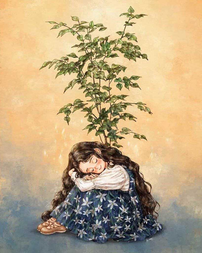 Ảnh cô gái đăng story