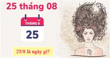 25/8 là ngày gì? Ngày 25 tháng 8 là thuộc cung gì?