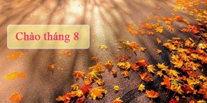 Stt chào tháng 8 yêu thương, câu nói hay về tháng 8, hình ảnh chào tháng 8 đẹp