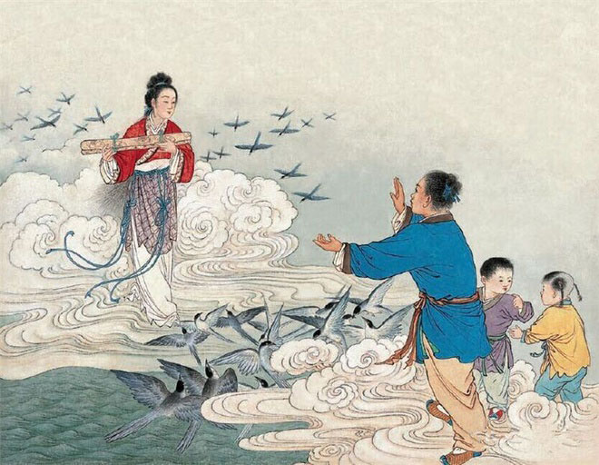 Ngưu Lang Chức Nữ gặp nhau