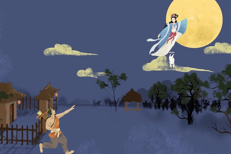 Câu chuyện về Hằng Nga và Hậu Nghệ