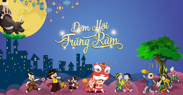 Hình nền Tết Trung Thu đẹp dùng cho Powerpoint