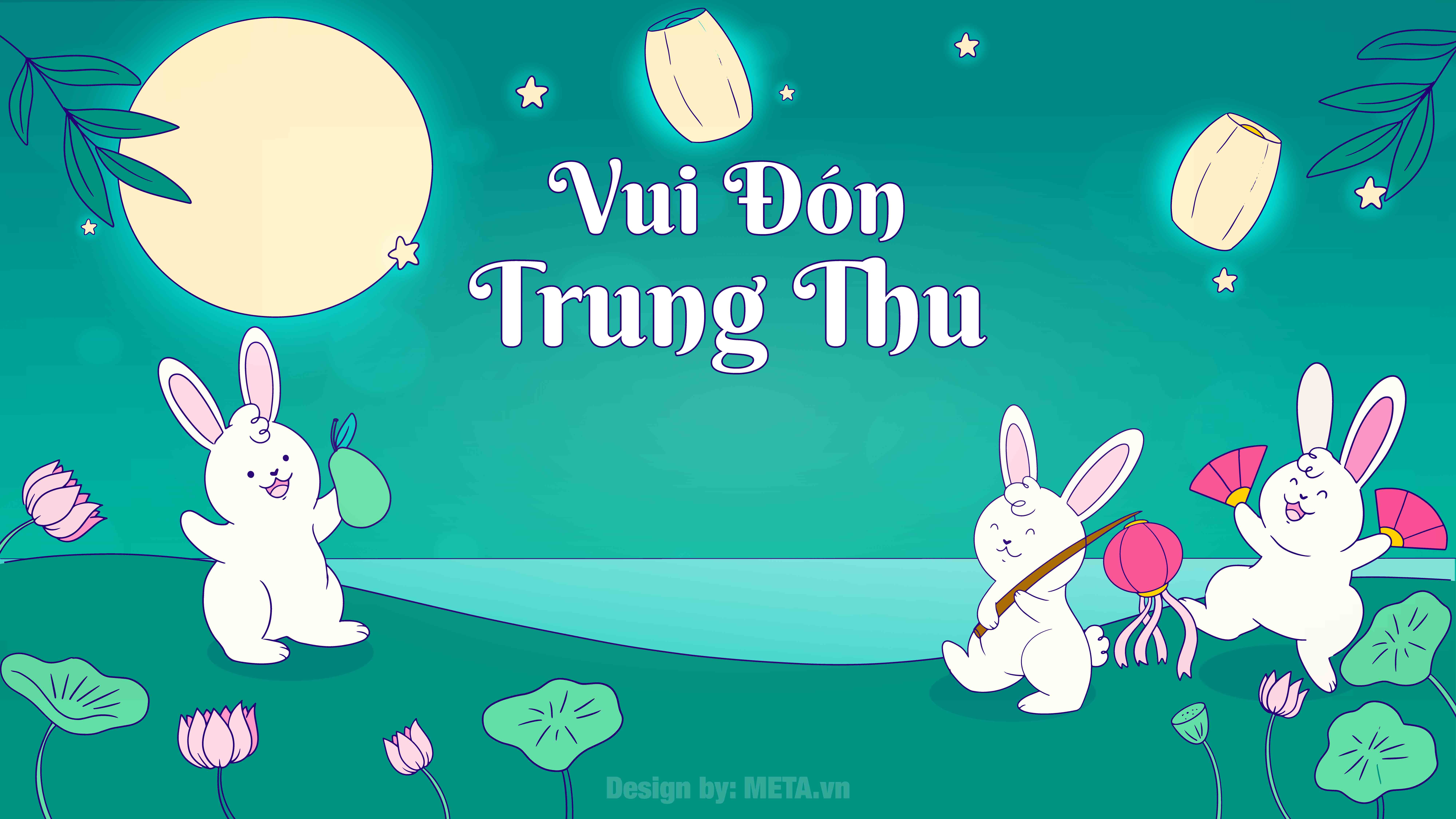 Ảnh nền Tết Trung Thu Powerpoint