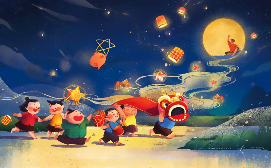 Hình nền Trung Thu cho máy tính