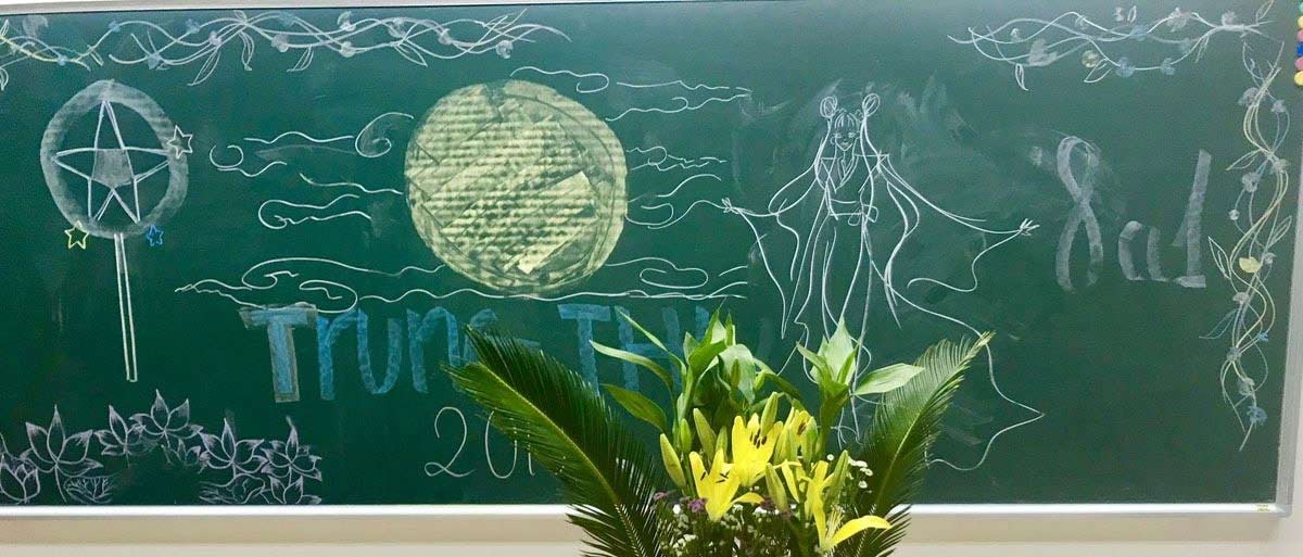 Bảng trang trí Tết Trung Thu