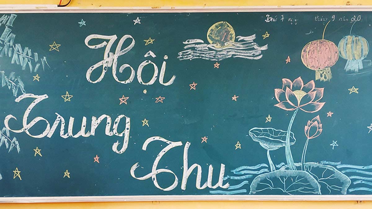 Mẫu trang trí ngày hội trăng rằm