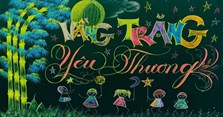 Mẫu trang trí bảng Tết Trung Thu đẹp, đơn giản