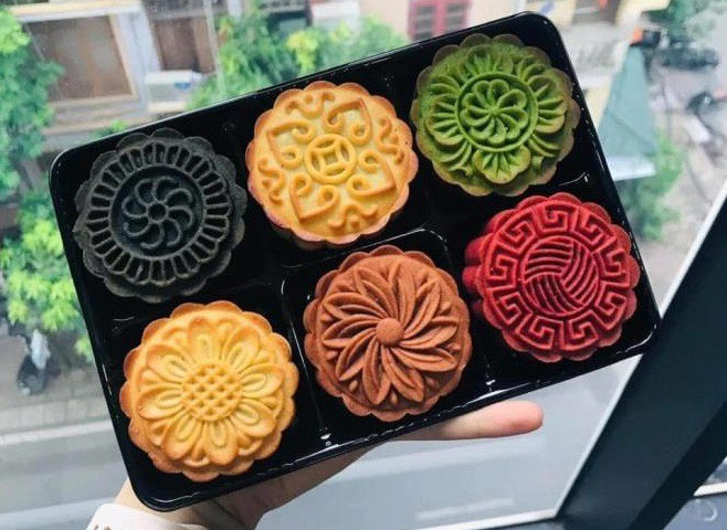 Ảnh set bánh Trung Thu đẹp