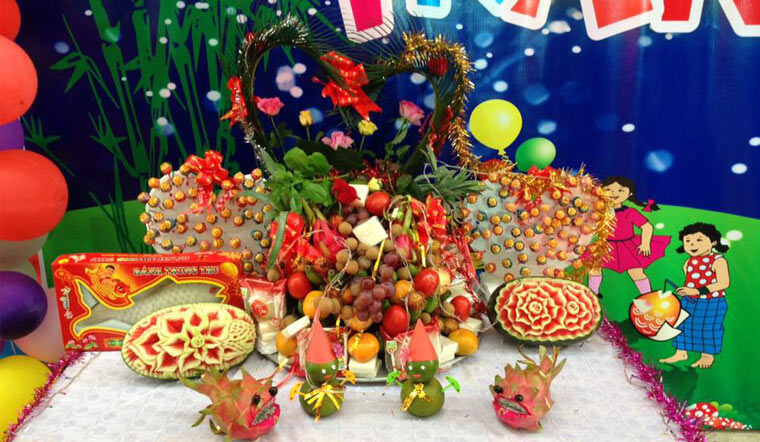 Mâm cỗ Trung Thu