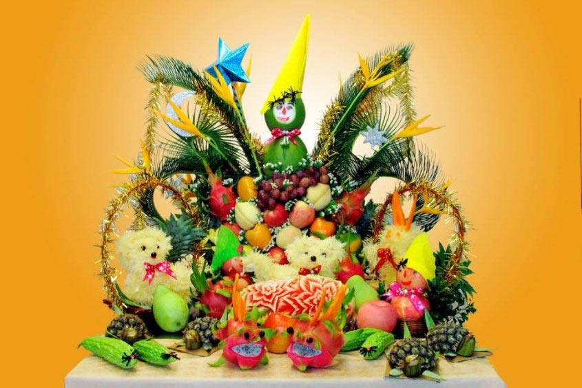 Ảnh mâm cỗ Tết Trung Thu