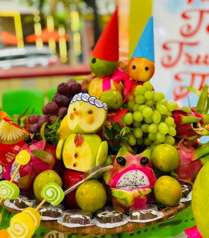 Ảnh mâm cỗ Tết Trung Thu hoa quả