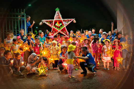 Ảnh rước đèn ông Sao