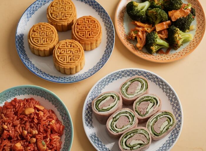 Mâm cúng rằm tháng 8 chay