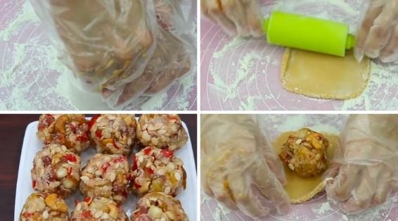 Tạo hình bánh Trung Thu nhân thập cẩm