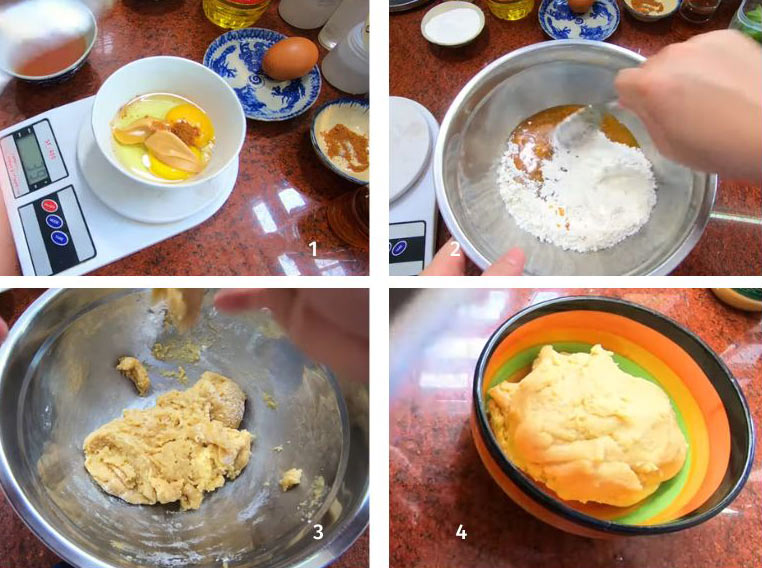 Làm vỏ bánh Trung Thu