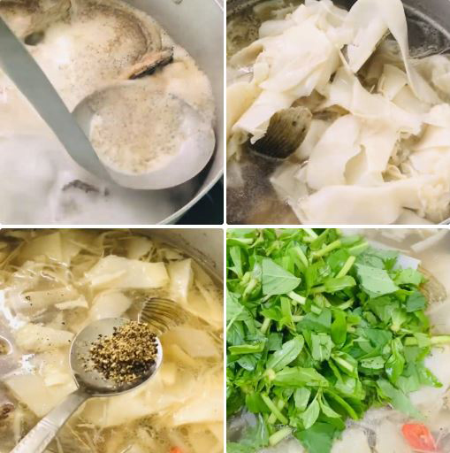 Nấu lẩu măng chua cá chép giòn