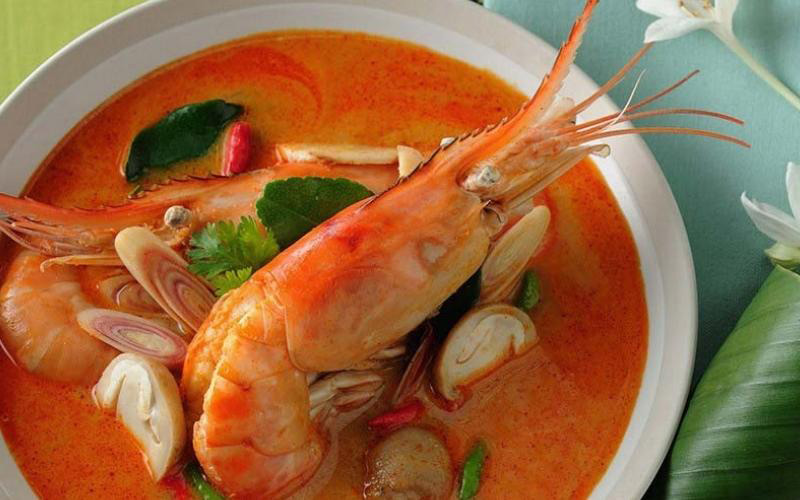 Thành phẩm món tomyum thơm ngon