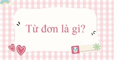 Từ đơn là gì? Ví dụ và phân loại từ đơn