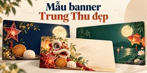 25 Mẫu banner Trung Thu đẹp, độc đáo nhất 2026 (link tải file chất lượng cao)